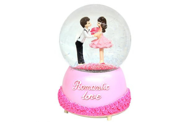 Kar Küresi Romantic Love Motorlu Müzikli 100cc MNK