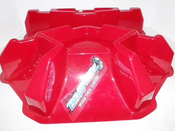 Hasbro Beyblade Beywheelz – Drago Trick Terrain Arena parça oyuncak (Kırmızı, 1 adet (S), 8 yıl (S))
