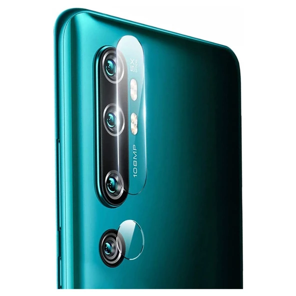 Xiaomi Mi Note 10 Kamera Lens Koruma Camı