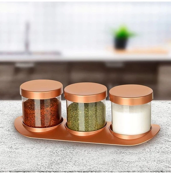 Bronz Baharat Seti Lüx 3lü Set - 2