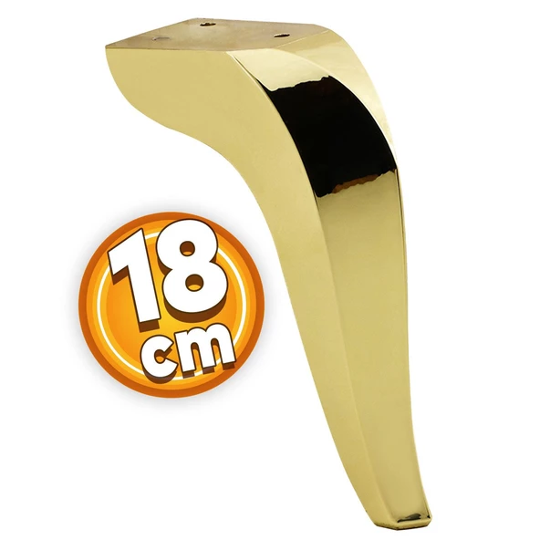 Harvey Lüks Mobilya Kanepe Tv Ünitesi Koltuk Ayağı 18 Cm Gold Altın Konsol Ayakları