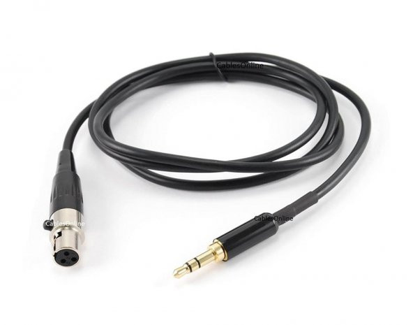 3 Pin Mini XLR Dişi to 3.5 mm Stereo Kaliteli Kablo 5 Metre ürün görseli
