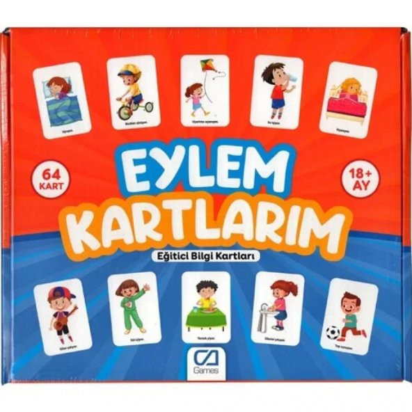 Ca Games Eylem Kartlarım Eğitici ve Öğretici Oyun Seti