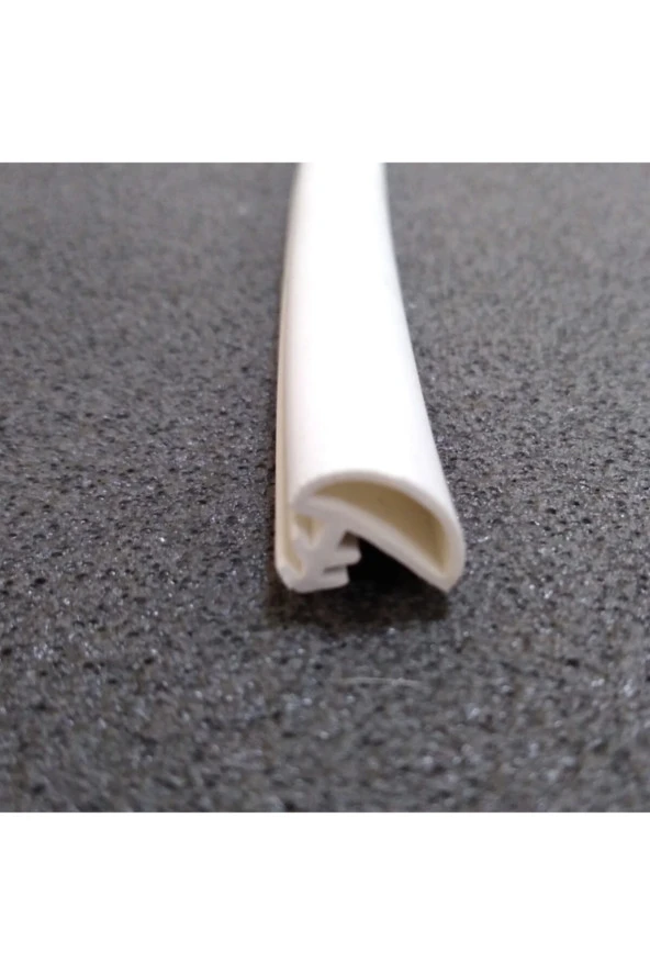 Contacal Ahşap Amerikan Kapı Kasa D Fitil Yandan Çift Tırnaklı 10 Metre Beyaz - Resim 2