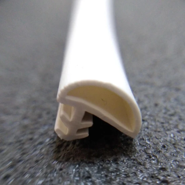 Contacal Ahşap Amerikan Kapı Kasa D Fitil Yandan Çift Tırnaklı 10 Metre Beyaz - Resim 7