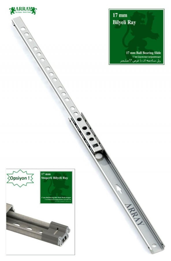 Array Bilyalı Mat Ray  17mmx18.5cm ürün görseli