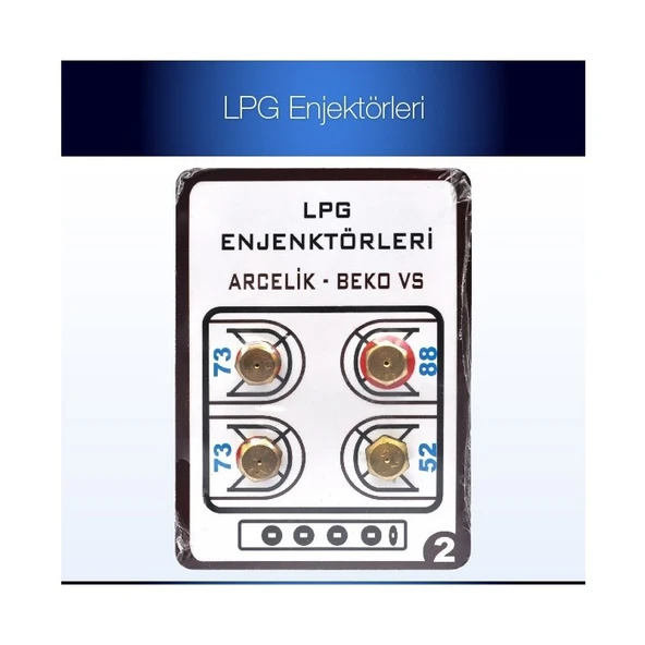 Lpg Ocak Memesi̇ 5 Li Paket Enjektör  Arçelik Beko Uyumlu Lpg Tüp - 4
