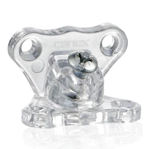 Canex Açılı Çektirme Şeffaf T Bağlantı 100lü Paket