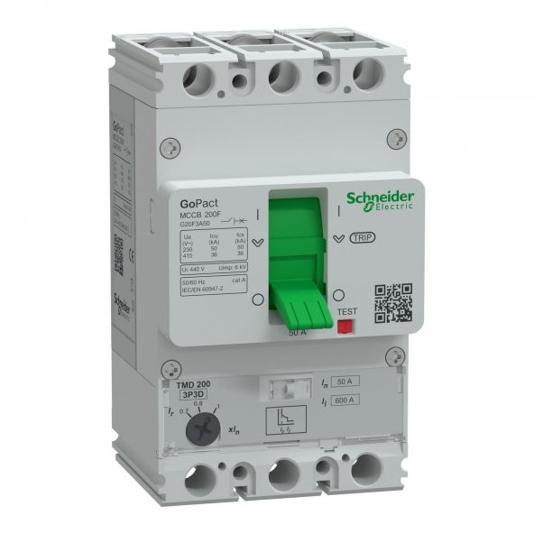 Schneider,GoPact 35-50A 3P Termik Manyetik Ş36kA,G20F3A50