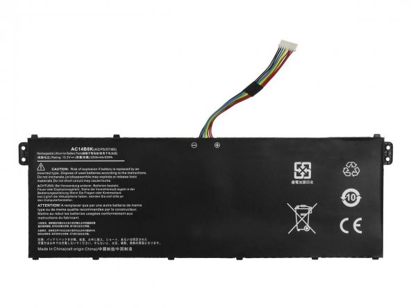 Acer Extensa 2540-36RU Notebook Bataryası Pili - 4 Cell