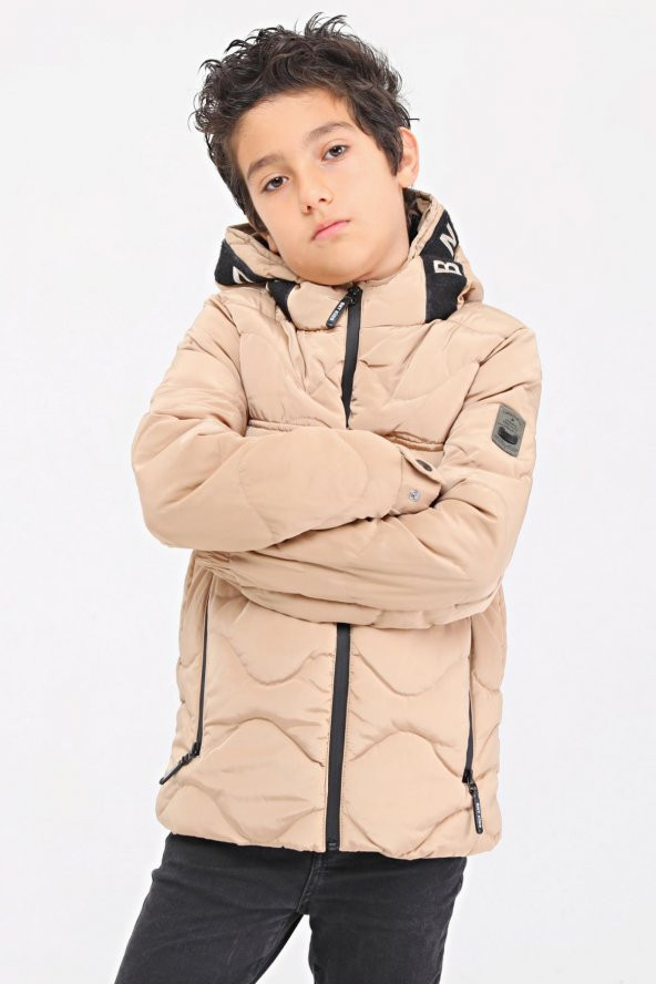 Benittokids Erkek Çocuk Mont Bej 51230B - 3