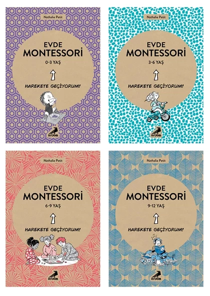 Erdem Yayınları Evde Montessori Seti 4 Kitap 0 - 12 Yaş