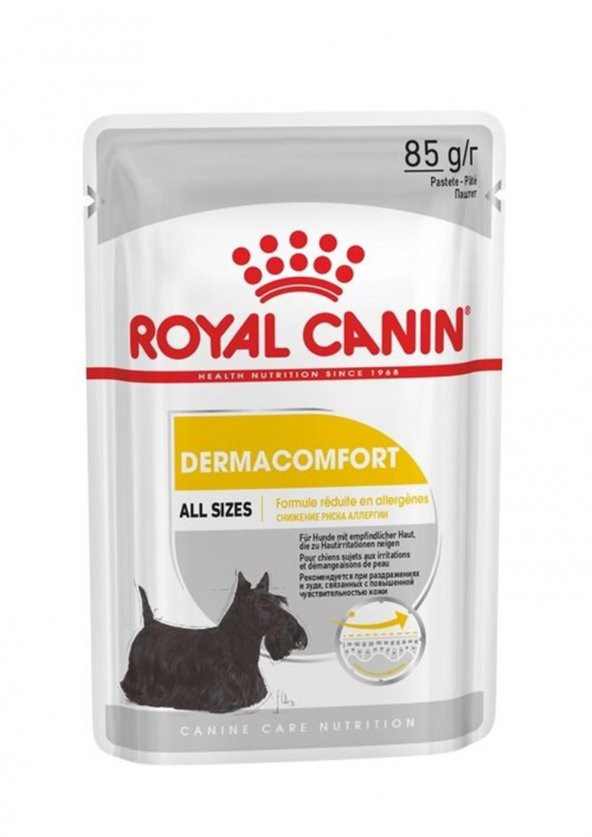 Royal Canin Dermacomfort Loaf Yaş Hassas Köpek Maması 85 gR x 12 adet