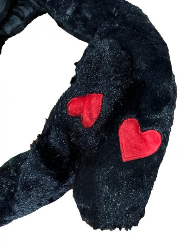 Kulakları Hareket Eden Peluş Tavşan Şapka - 4