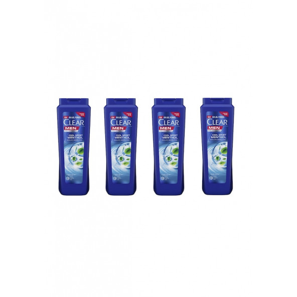 Clear men cool sport menthol 485ml 4lü