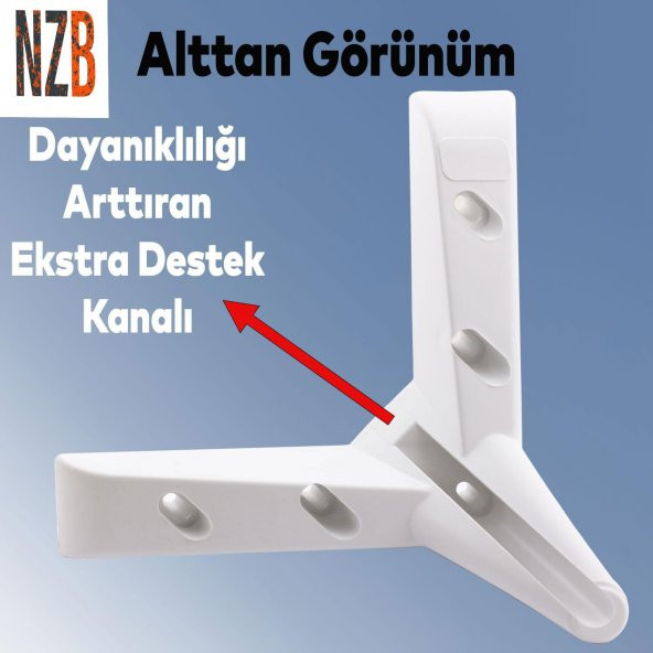 Lüks Mobilya Kanepe Sehpa Puf Koltuk Ayağı 12 cm Beyaz Baza Ayak - Resim 4