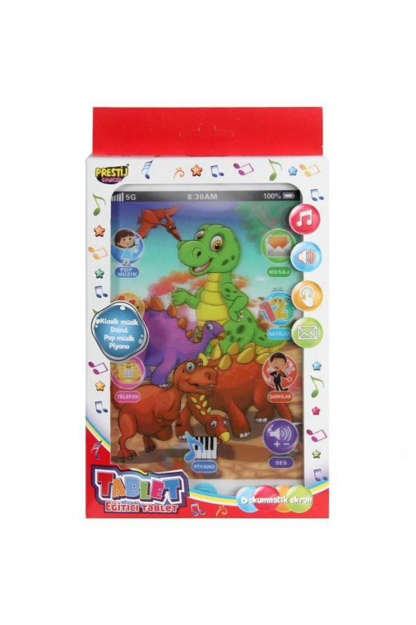 Prestij Oyuncak Eğitici ve Öğretici Pilli Eğlenceli Tablet 1+ Yaş Üzeri Çocuklar İçin - 3