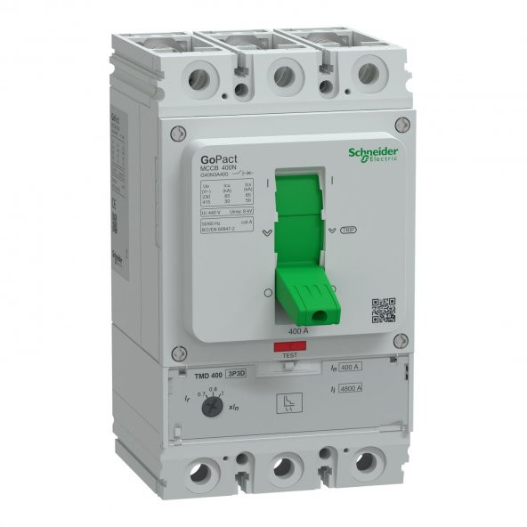Schneider,GoPact 280-400A 3P Termik Manyetik Ş50kA,G40N3A400