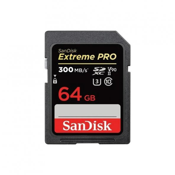 Sandisk Extreme Pro 64GB 300mb/s SDXC Hafıza Kartı