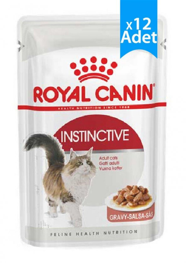 Royal Canin İnstinctive Gravy Pouch Yaş Kedi Maması 85 Gr x 12 adet
