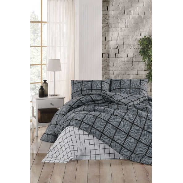 Tabu Home Hypnos Kareli Çift Kişilik Nevresim Takımı