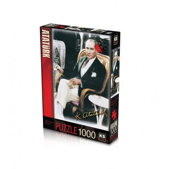 Atatürk Kahve Içerken 1000 Parça Puzzle
