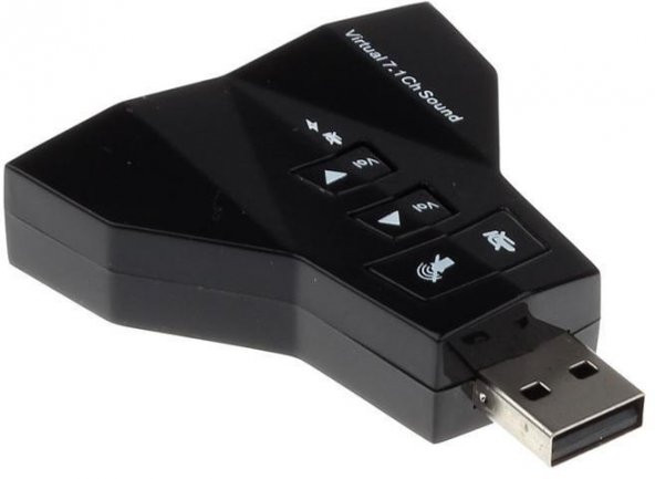7 Kanal Mikrofon Destekli Çift Girişli Çevirici Harici Usb Ses Kartı - 2