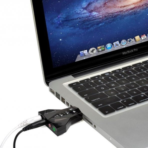 7 Kanal Mikrofon Destekli Çift Girişli Çevirici Harici Usb Ses Kartı - 7