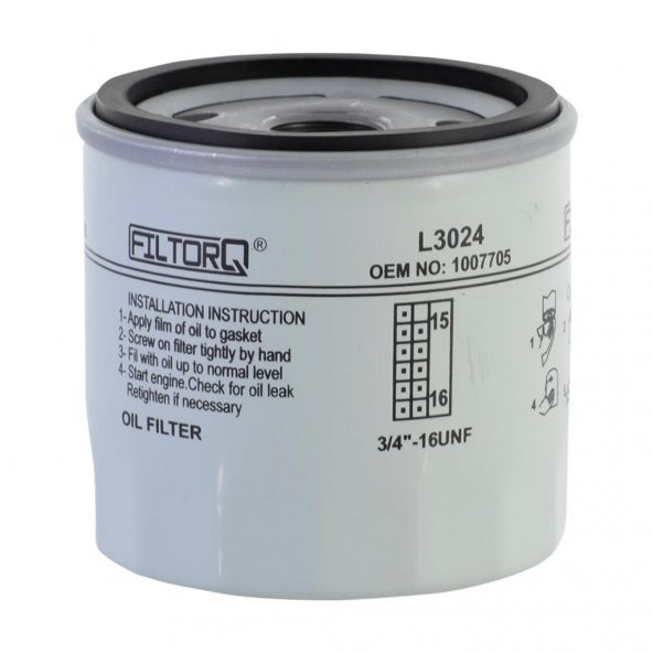 Ford Mondeo 1.5 EcoBoost 2014-2018 Filtorq Yağ Filtresi ürün görseli