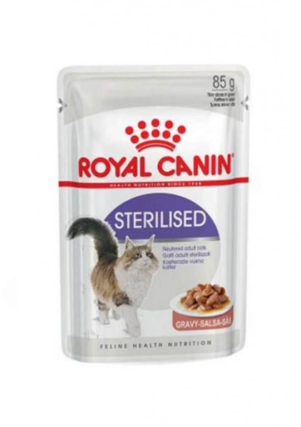 Royal Canin Sterilised Gravy Pouch Kısırlaştırılmış Yaş Kedi Maması 85 Gr x 12 adet