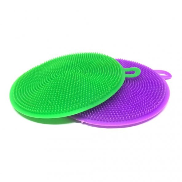 3B Trend Silikon Mutfak Bulaşık Yıkama Fırçası Tükenmeyen (2 Adet)