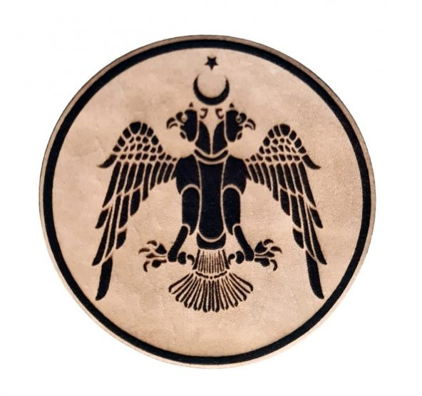 SELÇUKLU Kartalı Deri PEÇ - Arma - Askeri Patch
