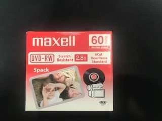 Maxell Dvd-rw 2.8gb 8cm Rewritable Standar Kamera Dvd