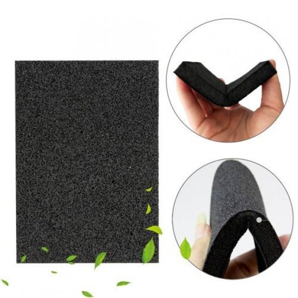 3B Trend Çok Amaçlı Siyah Sihirli Temizlik Süngeri 10 x 7 x 2,5 cm - 3