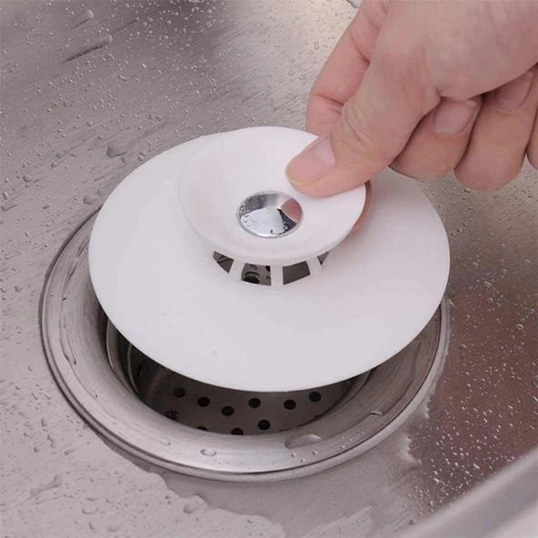 Küvet Lavabo Banyo Tıkacı Süzgeci Gider Tıkacı Tıkaç Evye Tıpa - 12
