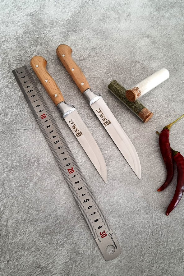 SürLaz Sürmene Set 9 Parça Mutfak Sebze Kasap Bıçakları - 4
