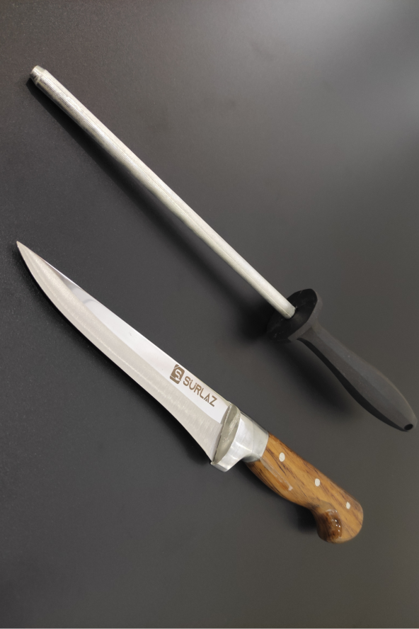 SürLaz Et Sıyırma Bıçağı Kurban Kasap Bıçak 25 cm Ultra Keskin SürLaz  Masat Hediye