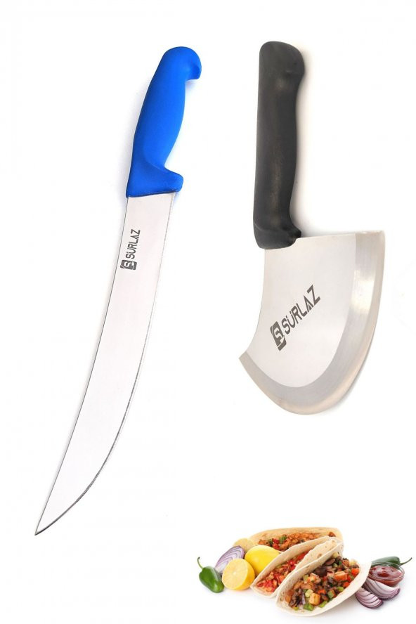 SürLaz Pratik Mutfak Bıçak Seti 2 Parça Börek Bıçağı Steak Bıçağı