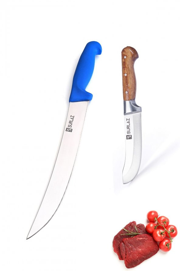 SürLaz Mutfak Bıçak Seti 2Li Et Sebze Bıçakları