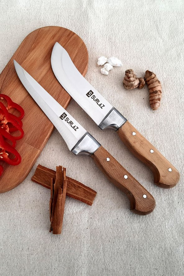 SürLaz Handmade Et Bıçak Seti 2Li Bıçak Seti