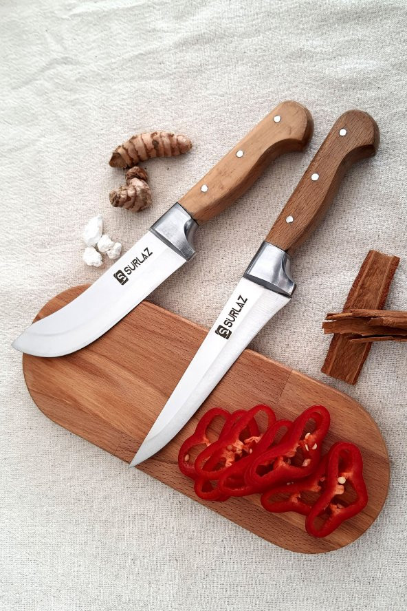 SürLaz Handmade Et Bıçak Seti 2Li Bıçak Seti - 3