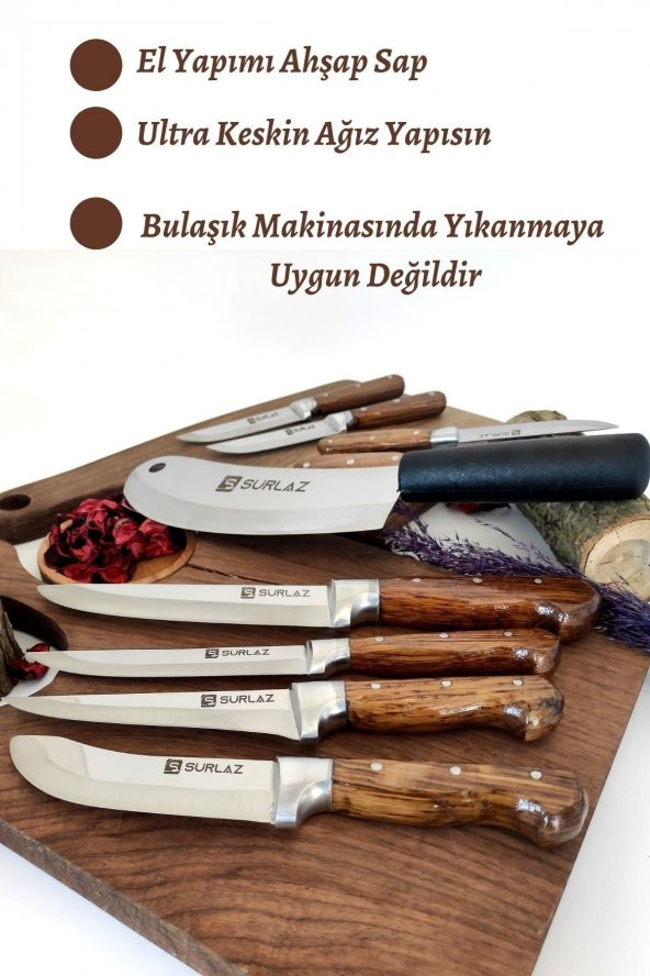 SürLaz Pro 10 Parça Bıçak Seti - 2