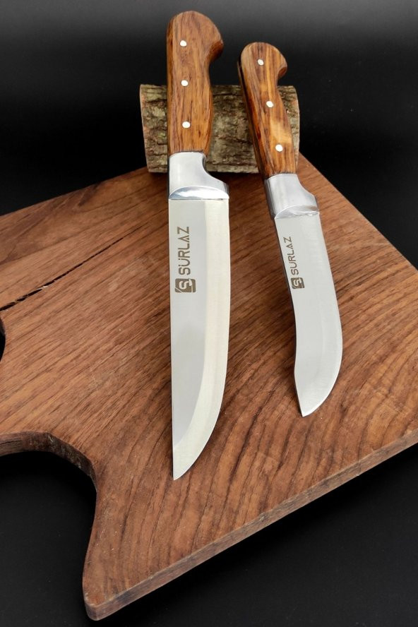 SürLaz Mutfak Bıçak Seti 2 Parça Handmade Y-2 - 2