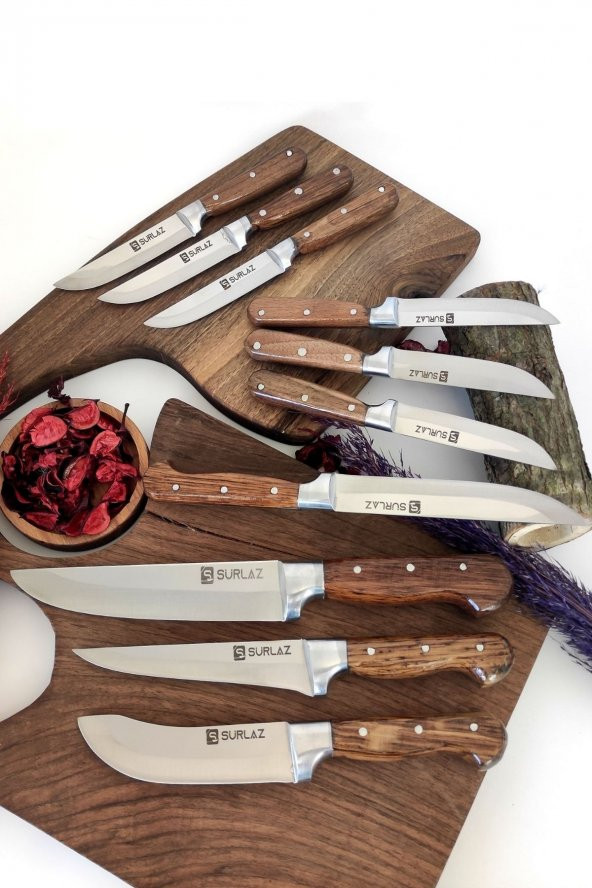 SürLaz 10 Parça Bıçak Seti Handmade Serisi Çeyizlik - 2
