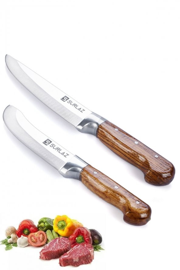 SürLaz Kasap Bıçak Seti 2 Parça Kurban Bıçak Seti