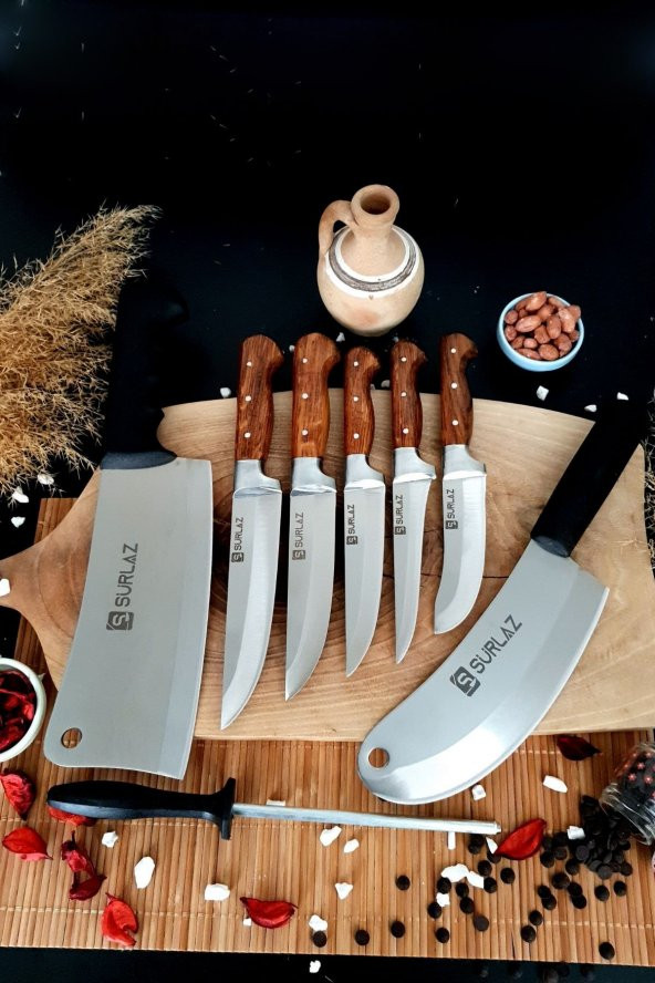SürLaz Satır Zırh Bıçak Seti 8 Parça - 3