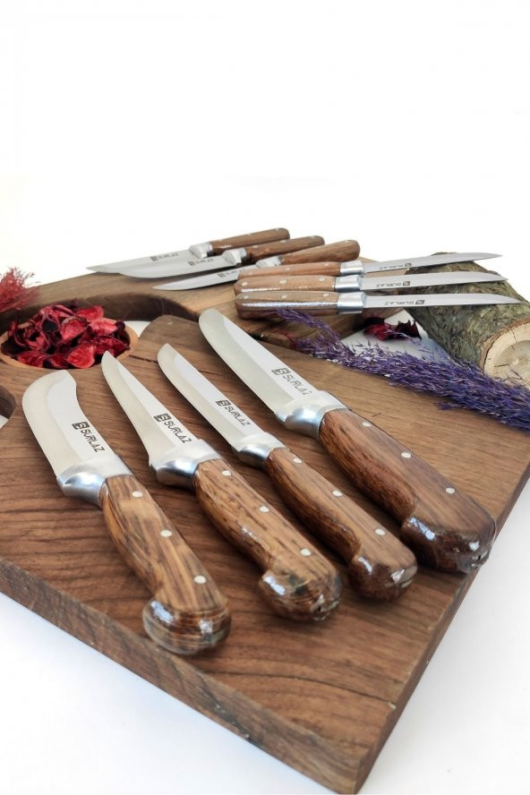 SürLaz 10 Parça Bıçak Seti Handmade Serisi Çeyizlik - 3