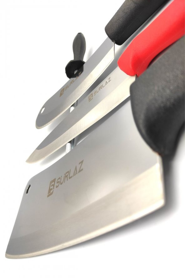 SürLaz Sürmene Mutfak Bıçak Seti Kasap Bıçak Şef Bıçak Satır Zırh - 3