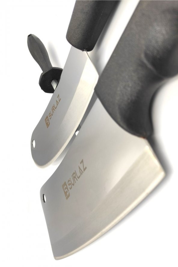 SürLaz Sürmene Kasap Satır Zırh Bıçak Seti 3Lü - 3