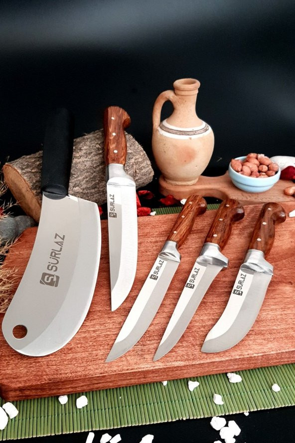 SürLaz Sürmene Mutfak Bıçak Seti  Salata Bıçağı - 2